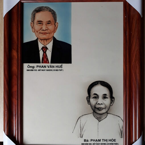 Vẽ ảnh thờ trên sứ theo yêu cầu