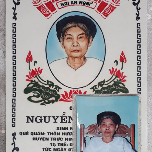 Làm Bia Mộ trên sứ