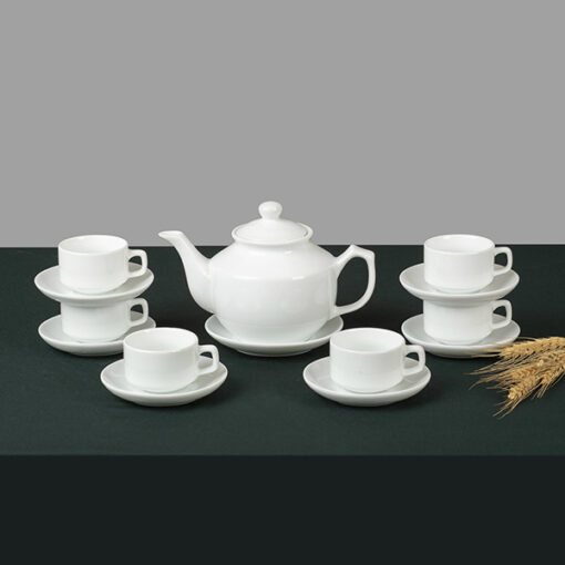 Bộ Ấm Trà Bát Tràng In logo CTP-711