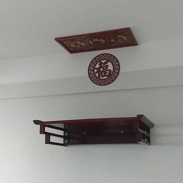 ban thờ treo tường chung cư đẹp
