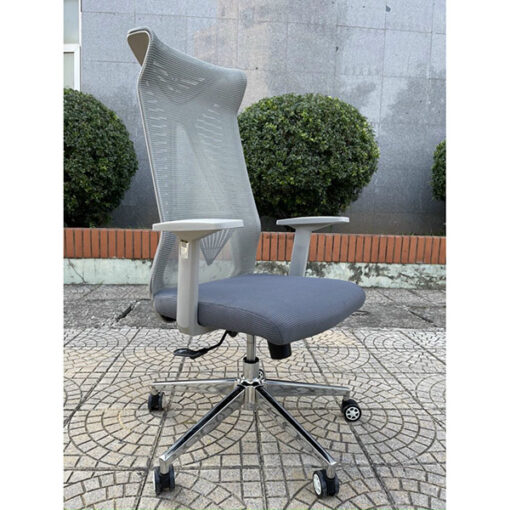 Ghế Xoay Tựa Lưng Cao Màu Xám CTP-1905