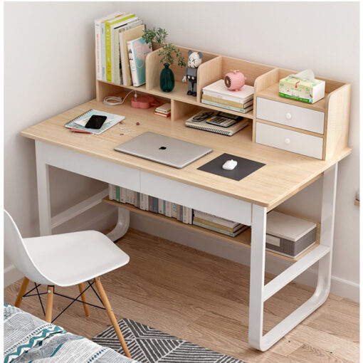 Bàn Liền Giá Sách Khung Sắt CTP-7119