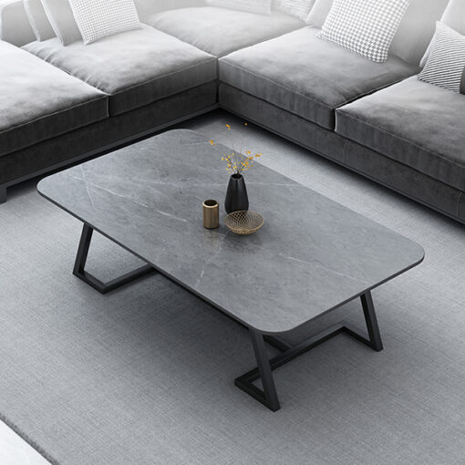 Bàn Sofa Mặt Đá Ceramic CTP-6116