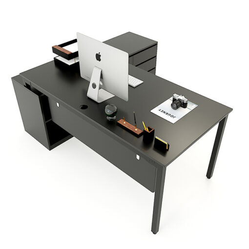 Bàn Giám Đốc Hiện Đại Liền Tủ 140x160cm CTP-5120