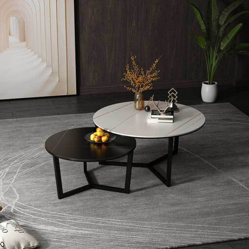 Bàn Trà Đôi Mặt Đá CTP-7318
