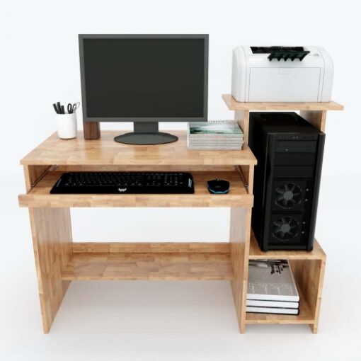 Bàn Vi Tính Gỗ Cao Su CTP-1354