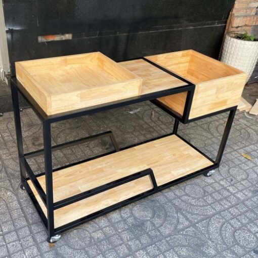 Kệ Bếp Đa Năng Gỗ Cao Su CTP-8010