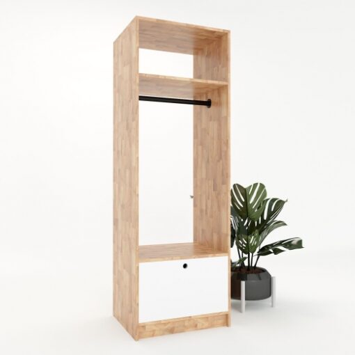 Tủ Treo Quần Áo Gỗ Cao Su CTP-5716