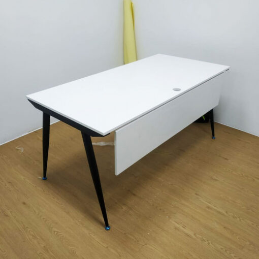 Bàn Khung Sắt Ống Côn Mặt Trắng CTP-7199