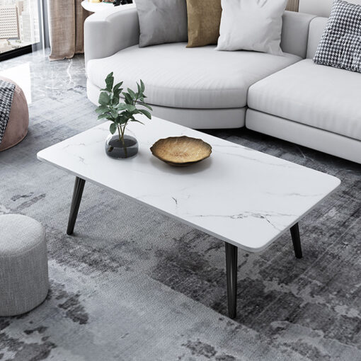 Bàn Sofa Mặt Đá Chân Côn CTP-6166