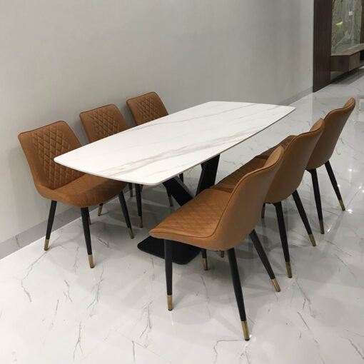 Bộ Bàn Mặt Đá 1m6 6 Ghế Loft CTP-950
