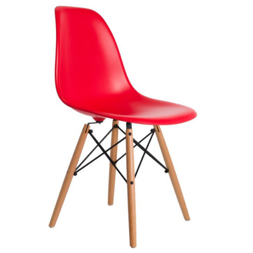 Ghế Eames Nhựa Chân Gỗ CTP-2412