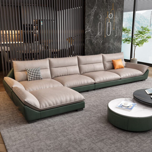 Ghế Sofa Bọc Da Phòng Khách 3m3 CTP-5608