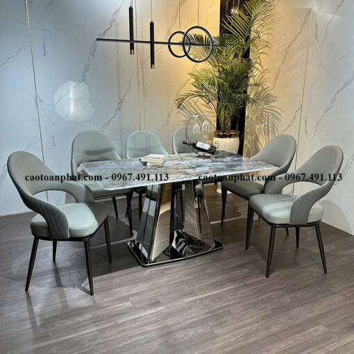 Bộ Bàn Ăn 6 Ghế Nhập Khẩu CTP-6424