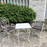 Bộ bàn ghế sắt sân vườn cổ điển - BGS14